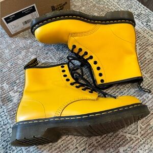 Dr. Martens Vibrant Yellow Boots